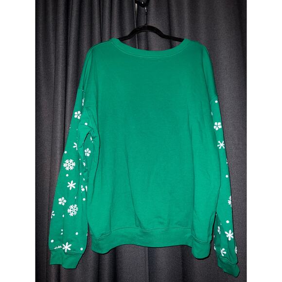 Ugly Christmas Sweater Xmas Sweatshirt Crewneck Size XXL Llama - Picture 3 of 3